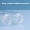 4pc Clear Foam Pump Bottle PET Soap Dispenser for Rich Bubble Generation Liquid Levels Monitoring in Skincare Use