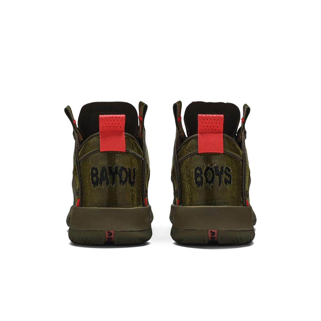 Zion Williamson Air Jordan 34 'Bayou Boys' (Unisex) Brown Kelp / Bright Crimson Basketball Shoes DA1897 300