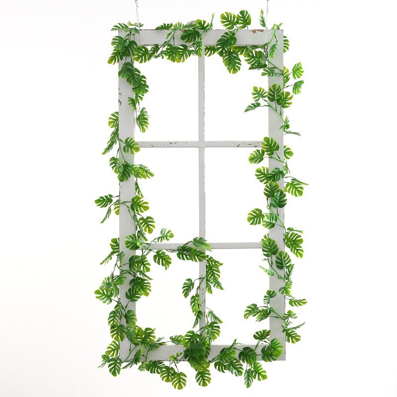 Artificial Ivy Leaf Garland Realistic Design Elegant Artificial Ivy Leaf Trending High-quality Vine Decoration Garden Wall Decor