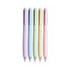 5 Colors Retractable Gel Pen 0.5mm Neutral Pen Signature Pen School Supplies