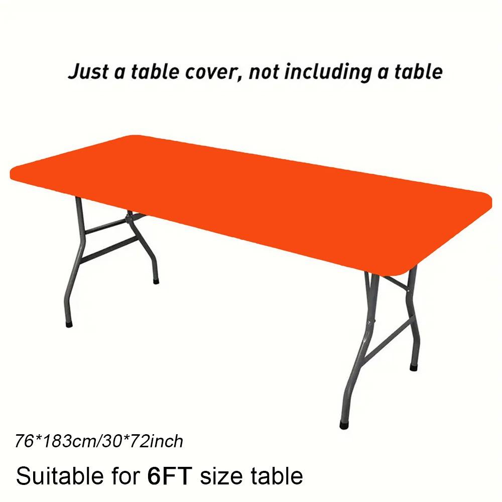 1Pcs Elastic Fitted Rectangular Tablecloth  For Home Parties Banquets Picnics Wedding Decorations