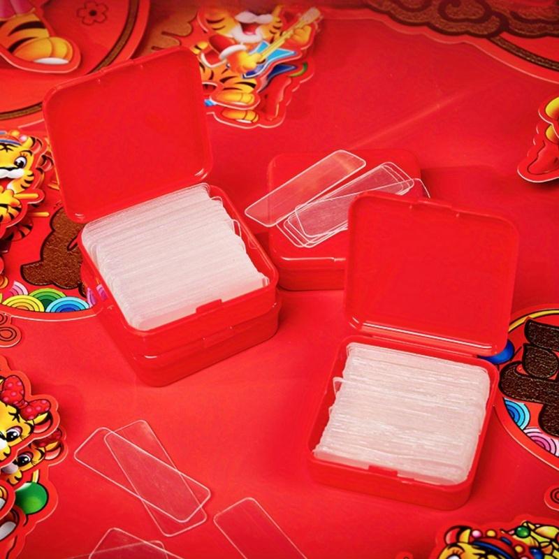 60 pièces/ensemble Ruban Adhésif Double Face Multifonctionnel Imperméable Amovible Réutilisable Ruban de Montage pour Murs Bois Carrelage Plastique