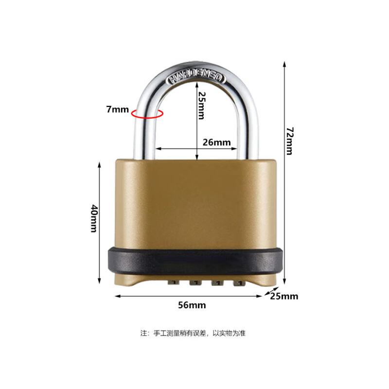 Outdoor Waterproof 4-Digit Combination Padlock