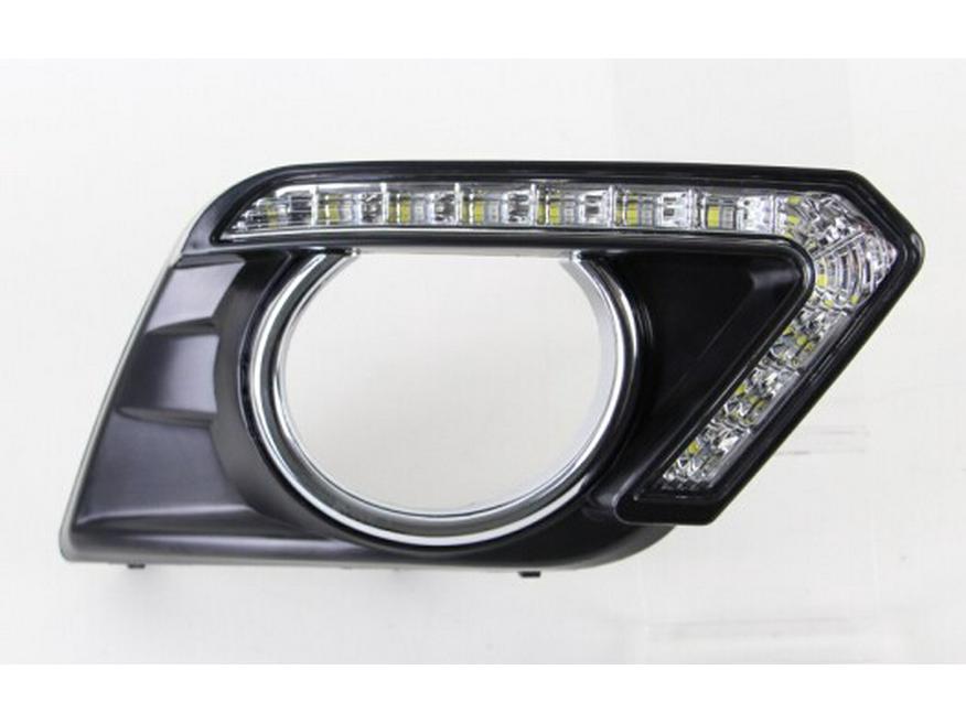 LED Daytime Running Lights for 2014-2016 Nissan X-Trail - Front Bumper Fog Lights