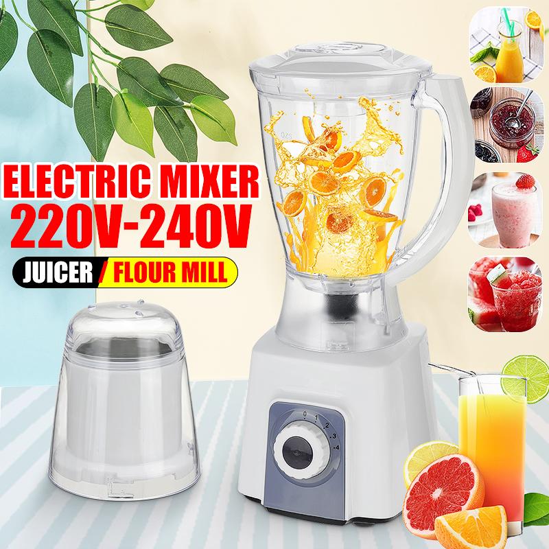 1.5L Electric Juicer Machine 300W Mini Food Processor Juicer Grain Grinder Baby Food Maker Multifunction Personal Blender Mixer