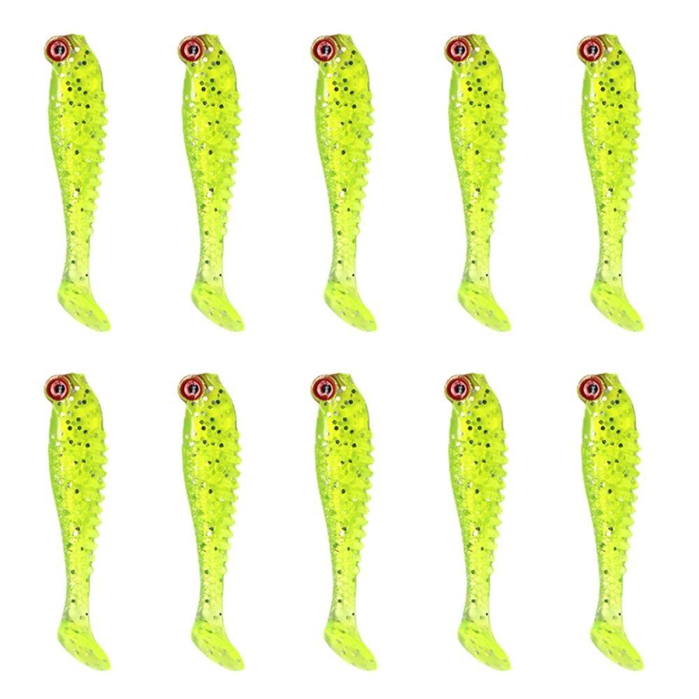 Night Fishing Luminous Artificial Silicone Bait Wobbler Swimbaits Luminous Fishing Lure Worm