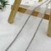 Double Row Bead Chain Metal Mesh Lace for DIY Sewing: Collar, Clothing & Pants Decoration