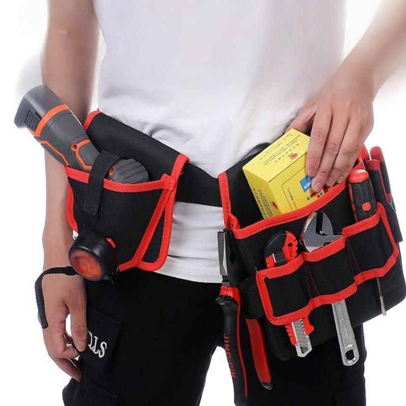 Ergonomic Swivel Utility Belt Rugged Tear Proof Fabric Quick Release Buckles System Multi Tool Storage For Workshop Technicians