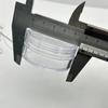 Transparent Plastic Mini Cosmetic Jars for Nail Art & Ornament Storage