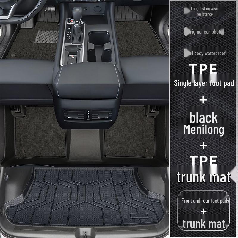 Nissan Sylphy TPE Floor Mats: 14th-15th Gen, Full Coverage Foot Mats