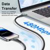 Fast Charging USB C Data Cable 3A for 17 16 15 Ipad Pro Samsung S26 Type C Carplay Wire Nylon Braided USB C Cable