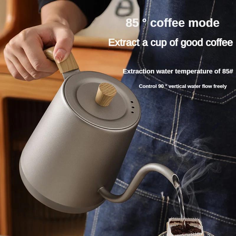1000W Slim Mouth Pot Temperature Control Water Pot Tea Pot 220V Gooseneck Electric Coffee Pot Manual Brewing Coffee Pot