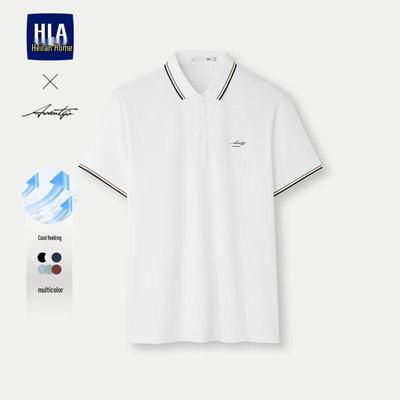 HLA Herren Cool-Feel Kurzarm-Poloshirt