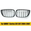 Pentru BMW Seria 1 E81 E87 2004-2011 Grile negre lucioase Capac bara fata inferioara Grila stil M 128I 130I 135I.