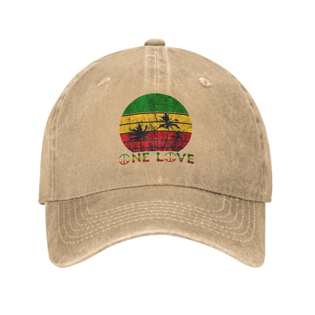 Harajuku Vintage Style Arts Bob Marley One Love Denim Cap Casual Baseball Caps Adjustable Hat Summer Unisex Baseball Hats
