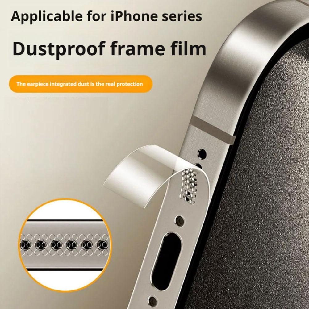 1Set Side Frame Hydrogel Film For iPhone 17 Pro Max Frame Phone Border Film for iPhone17pro Anti-scratch Sticker