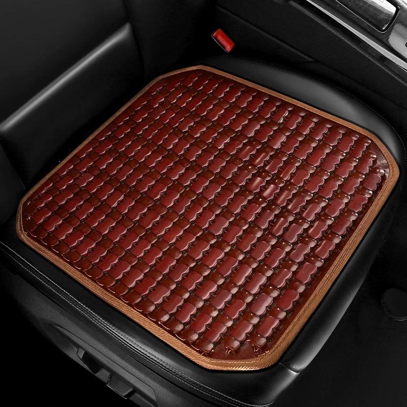 

Summer Cool Bamboo Strip Car Seat Cushion: Naturally Breathable, Durable & Comfortable - Perfect for Vehicles, Home, or Office bamboo&Spring And Summer