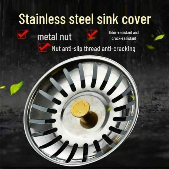 

Old-Style Leak-Proof Sink Stopper & Filter for Dishwashing and Vegetables 1 Sink Stopper