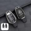 D4Leather Car Key Case Cover Shell Fob For Mercedes Benz A B C E R Class GLS GLA GLK GLC CLS CLA AMG W204 W205 W212 W463 W176 PWJN1