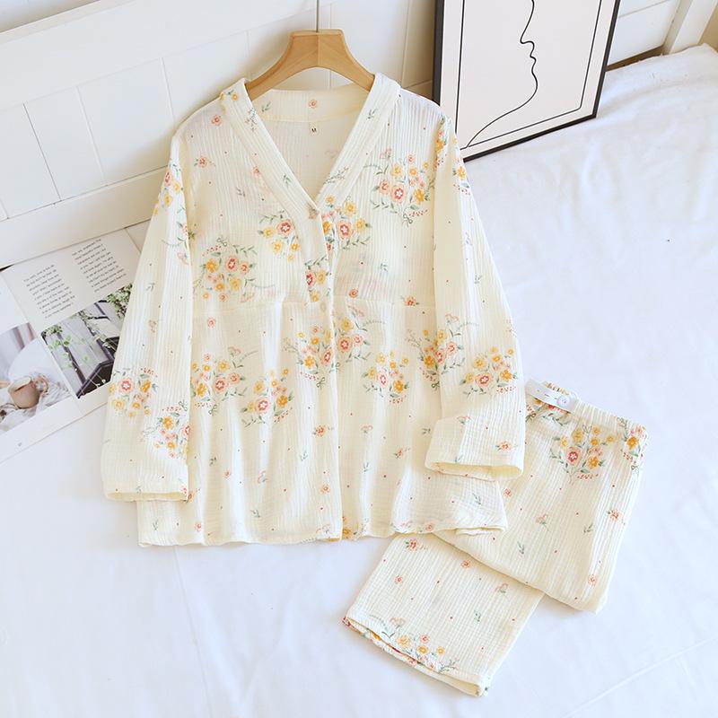 Set Pulover din Bumbac pentru Maternitate și Tampoane pentru Sân pentru Primăvară/Toamnă