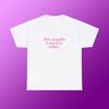 This Actually Is My First Rodeo Unisex Heavy Cotton Tee Y2K Iconic Funny It Girl Meme Phrase Shirt Sassy Viral Chaotic Unhinged Gift