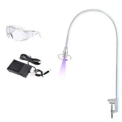 Lampa do rzęs A65T-Gęsia Szyja 1-sekundowe szybkie utwardzanie Klej UV Apertura LED Lampa UV do utwardzania kleju Lampa podłogowa A Wtyczka EU