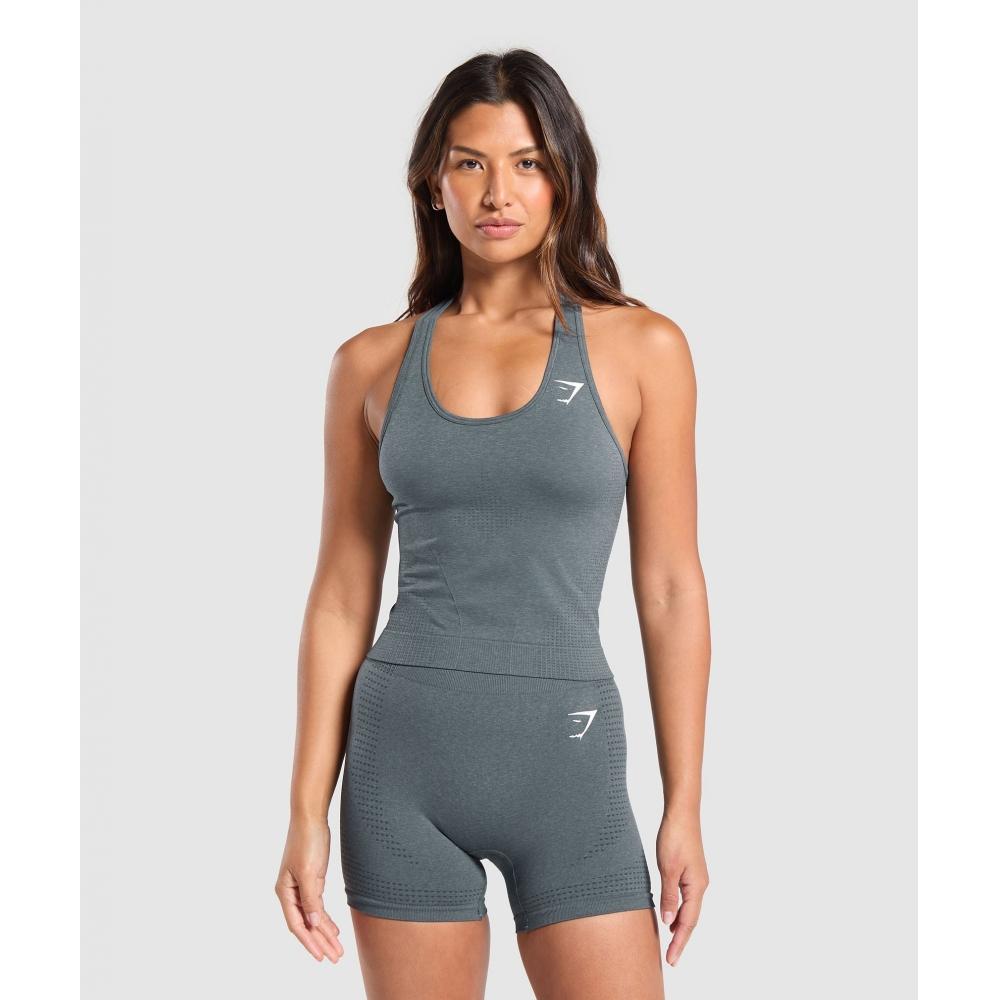 

Gymshark Vital Бесшовный Плотный Танк Прочный Серый Мел B9a6m Gcsv M