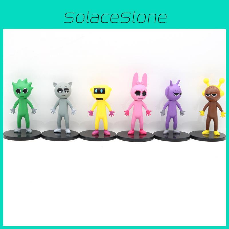 Delightful Rhythm Box Figure Set Of 12 With Movable Heads And Stand Perfect For Cake Decoration