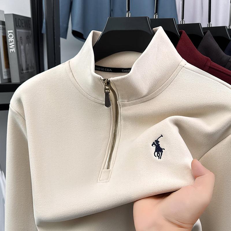 

Мужская высококачественная утолщенная толстовка на молнии 520 г для осени и зимы XXXL