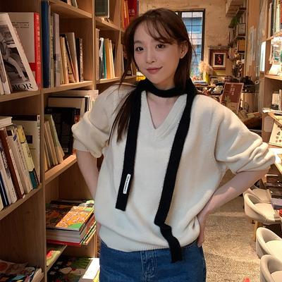 Thin and Narrow Long Plush Scarf Women's Autumn and Winter Niche Design Sense Spice Girl Versatile Decorative Scarf