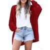 2026 Spring and Autumn New Fashion Women's Cardigan Long Sleeve Hollow Mohair Sweater Coat