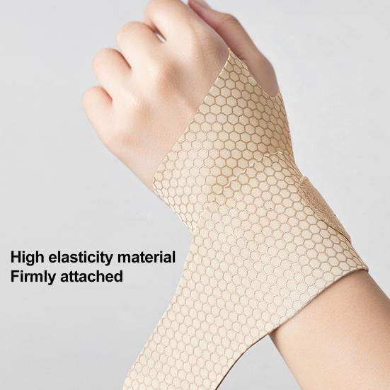 Sports Wrist Brace with Thumb Loop Men Women Breathable Wrist Support Wrap Carpal Tunnel Arthritis Tendinitis Pain Relief Wrist Compression