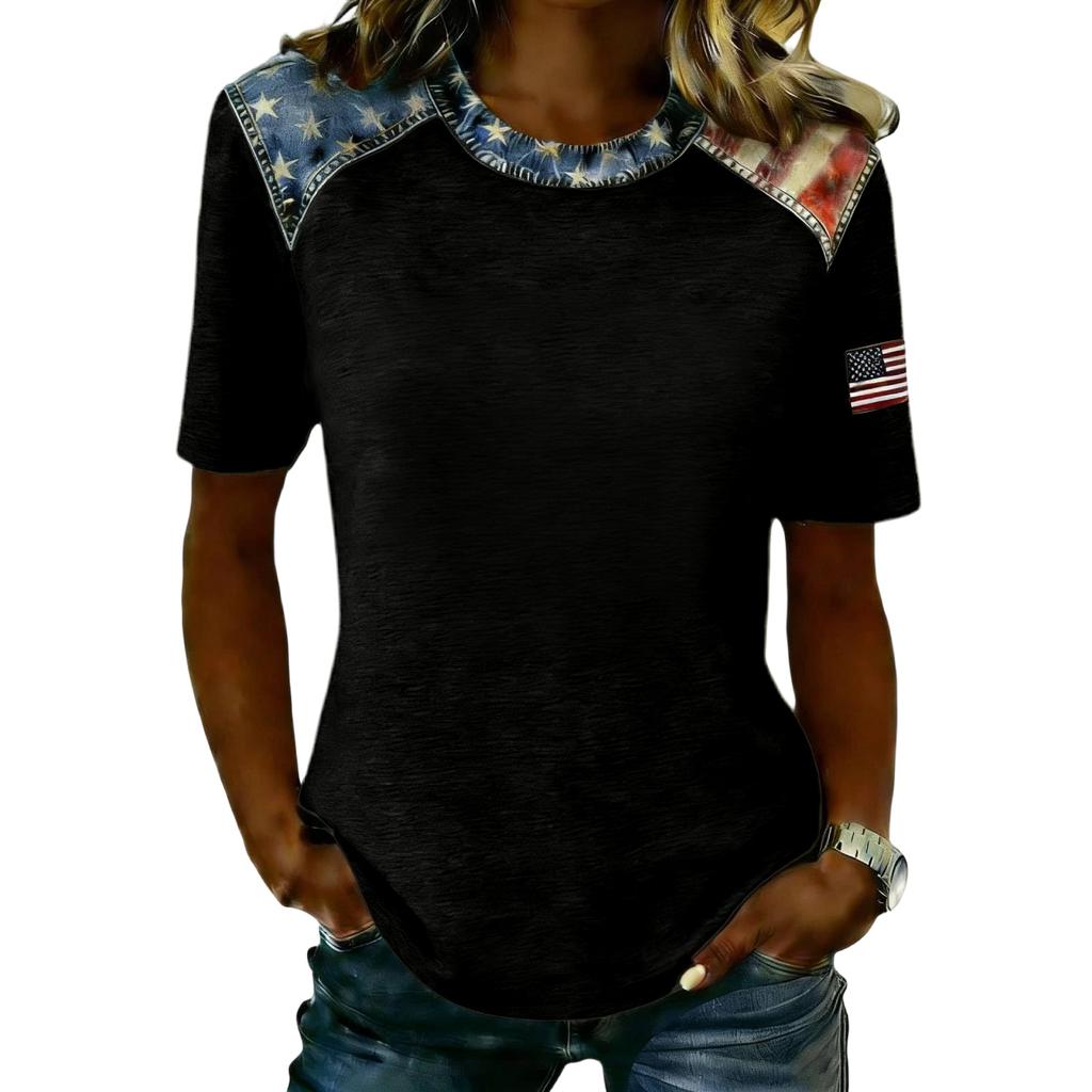 Women's Stylish Casual Star-printed Blouse