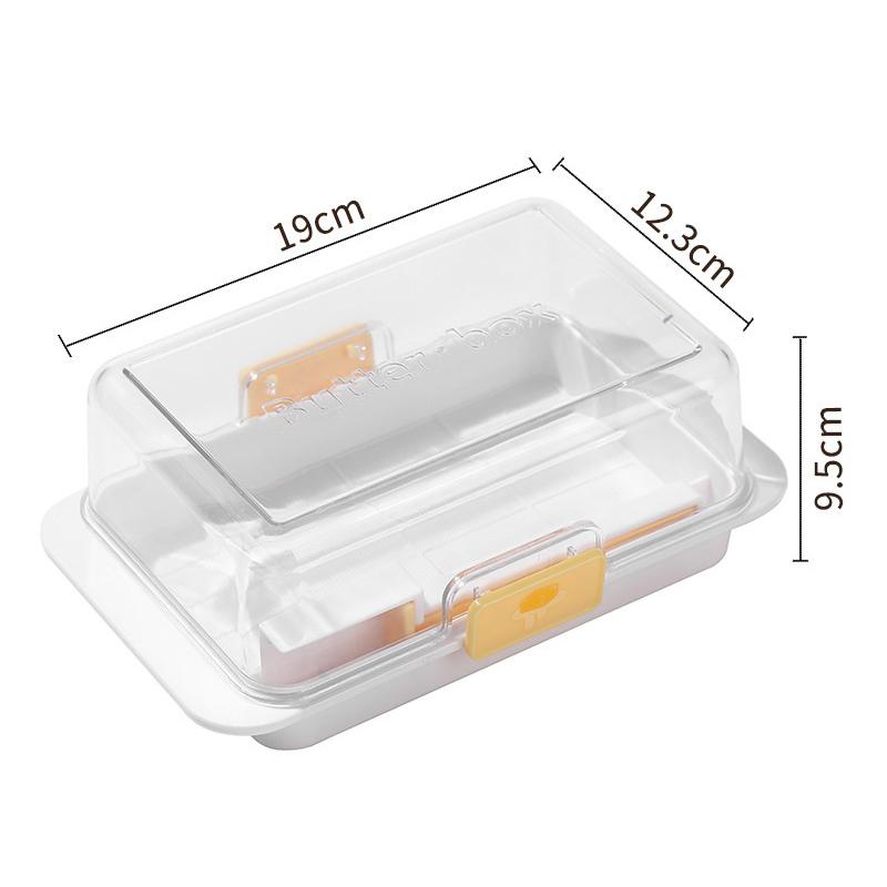 Large Capacity Butter Storage Box Durable Slice Dividing Butter Cutting And Packaging Box Storage Tool