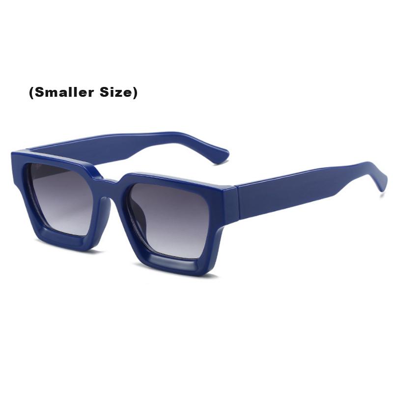 Mode Vintage Marke Quadrat Sonnenbrille Frauen Männer Retro Kleine Schwarze Sonnenbrille Unisex Ins Beliebte Shades Brillen UV400