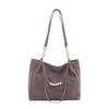 Trendy Women's Bags New Versatile Commuter Texture Pearl Chain Large Capacity Casual Shoulder Tote Bag