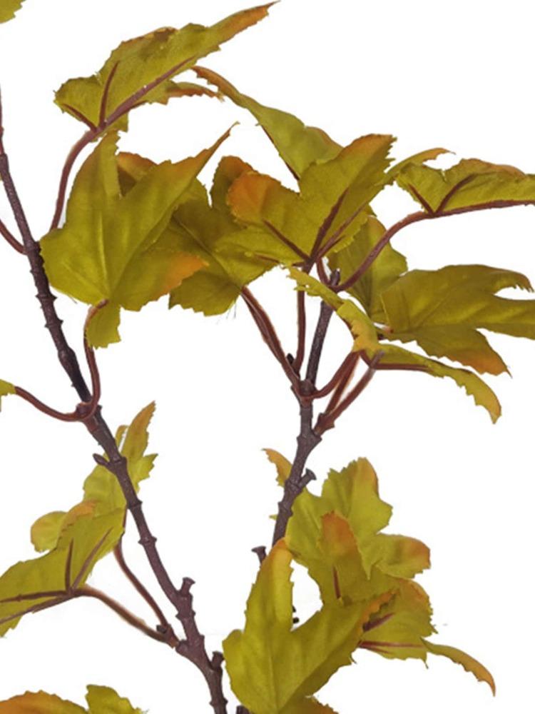 4 bucăți artificiale frunze de arțar ramuri 39 cm frunze de toamnă false plante pentru casă bucătărie fermă masa de Ziua Recunoștinței șemineu decor de Halloween