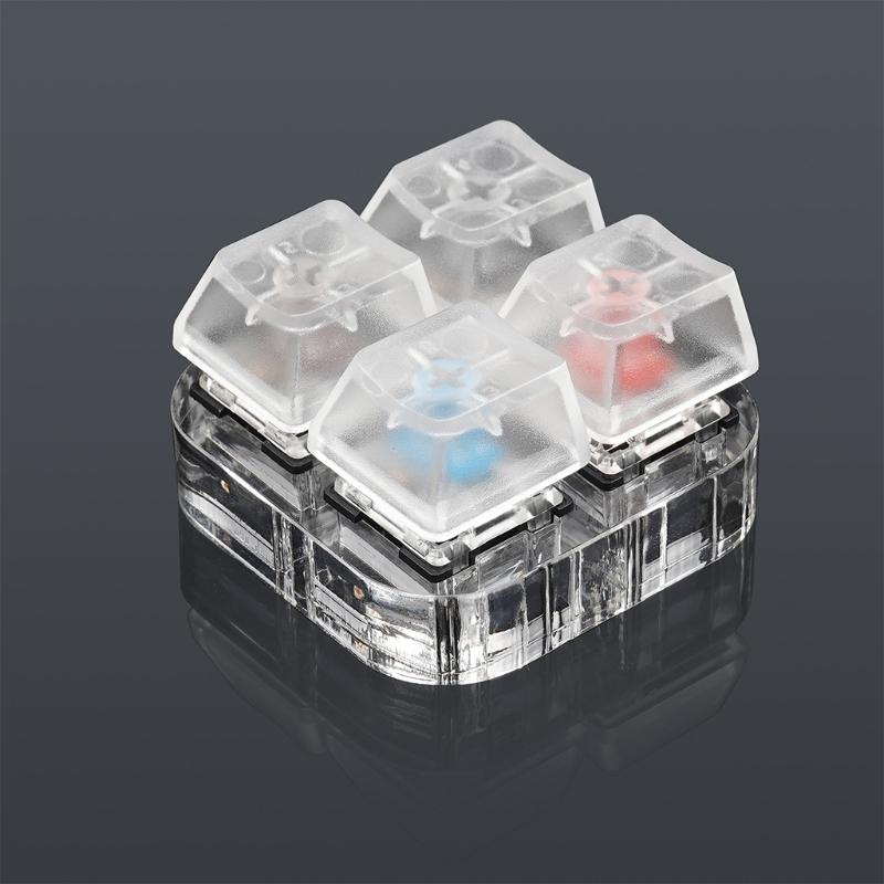 MX Switch Mechanical Switch Keychain For Keyboard Switches Tester Kit Without LED Light Toys Stress Relief Gifts