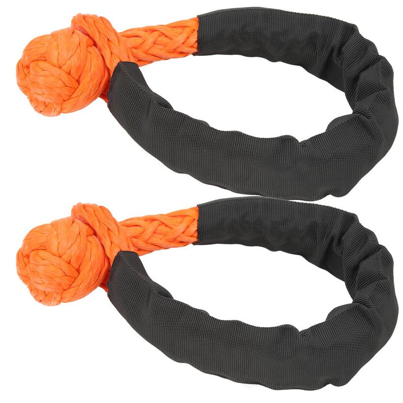 Seilösen 11mm Ø Weiche Schäkel 21 Tonnen Bruchlast Verschleißfest Tragbar für LKW für Boot für ATV