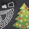 Weihnachtsbaum-Stanzschablone, Papier, DIY-Handwerk, Scrapbooking, Zubehör
