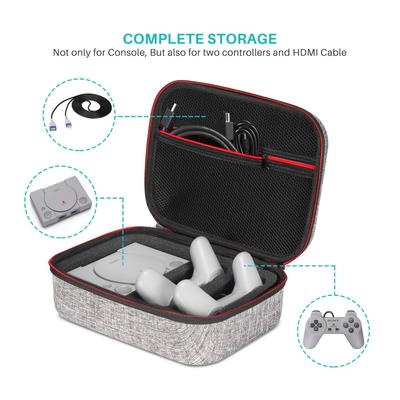 Tragbare Aufbewahrungstasche für Sony PS Mini Konsolen Edition-2018 Tragetasche für PlayStation Classic Stoßfeste Spielkonsolen Hülle