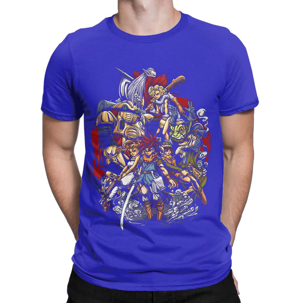Chronos Triggers Colorful Graphic 100 Cotton TShirt Chrono Trigger Tees Tops For Unisex
