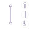 Fitness Elastic Resistance Band Handle Strength Training Tension Rope Pull for Gym
