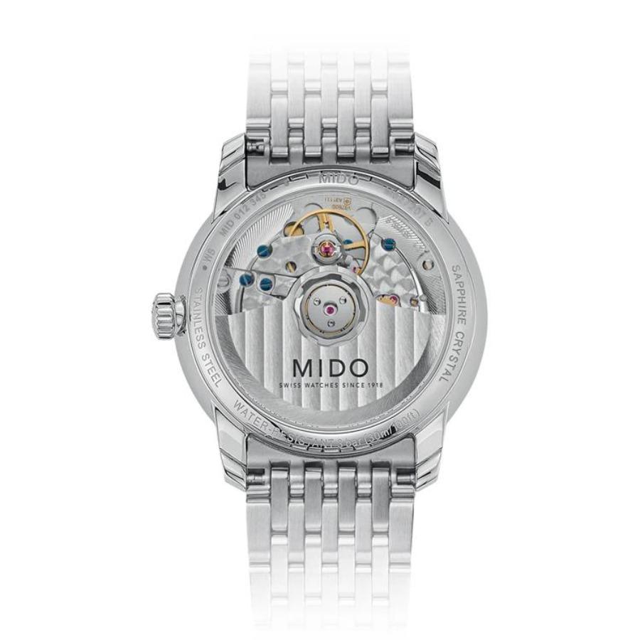 MIDO Belem Seri Collection Series Ultra-Thin Real Diamond Women's Watch Stainless Steel Case Stainless Steel Stainless Steel Strap M027.207.11.016.00