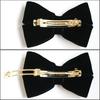 Used ALEXANDRE DE PARIS Velor Ribbon Barrette TA8-17984 Hair Clip Hair Clip Brand Handmade Hair Accessory