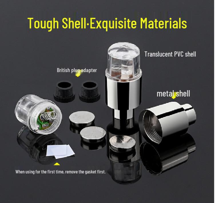 

Разноцветная подсветка колеса-ветряка - Украшение колесной арки со светодиодом на умной втулке клапана Green