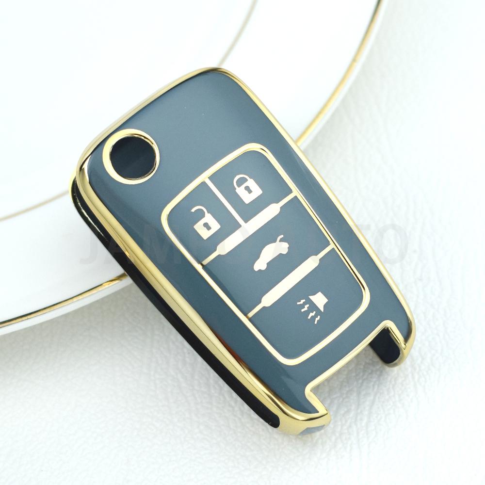 2/3/4/5 Buttons Car Flip Key Cover Case For Chevrolet Cruze Aveo For Buick Opel Corsa Antara Zafira Meriva Insignia Keychain