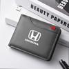 Car Driving Document ID Card Men's Short Wallet For Honda CBR 125R 954 600 650F 650R 1100XX 1000F CBR 600RR 1000RR EB1
