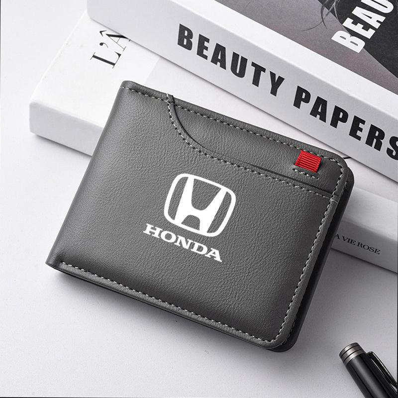 Car Driving Document ID Card Men's Short Wallet For Honda CBR 125R 954 600 650F 650R 1100XX 1000F CBR 600RR 1000RR EB1