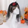 Comfortable Gothic Head Veil Fashion Hair Accessories Creative Headbands  Balls